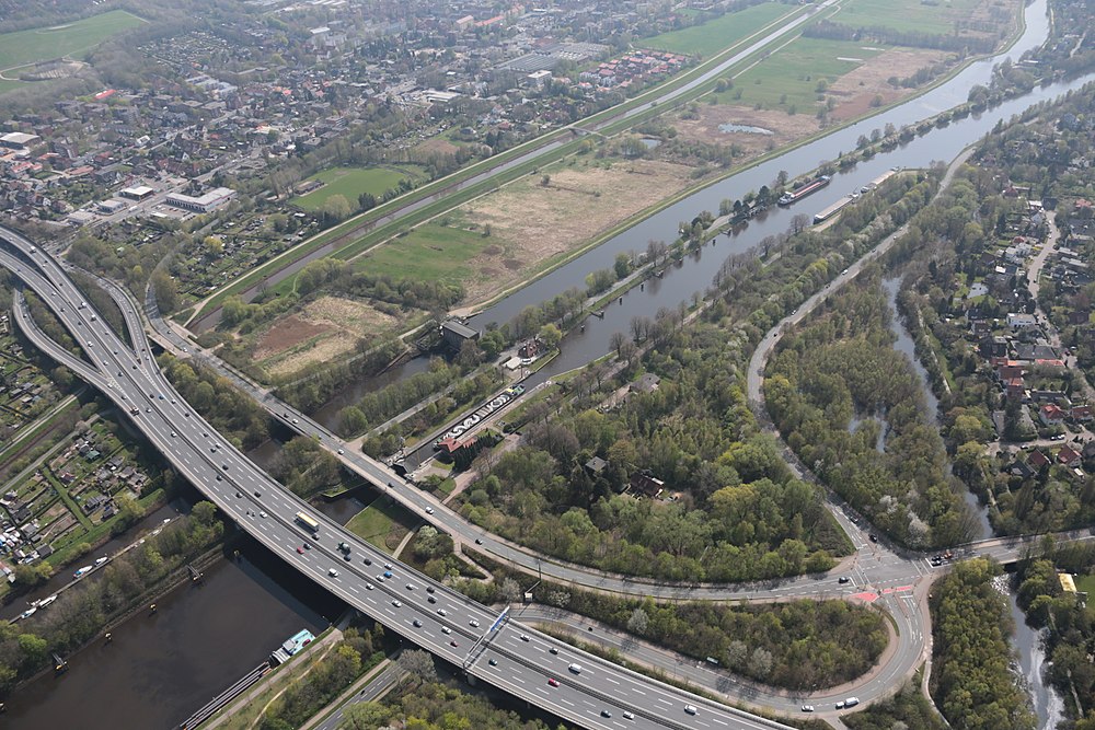 Autobahn A28 Abfahrt Oldenburg Kreyenbrück